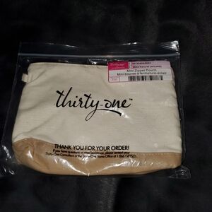 Thirty-One Mini Zipper Pouch
